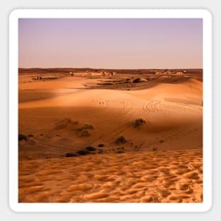 SCENERY 94 - Summer Desert Sand Dune Dry Plateau Landscape Magnet